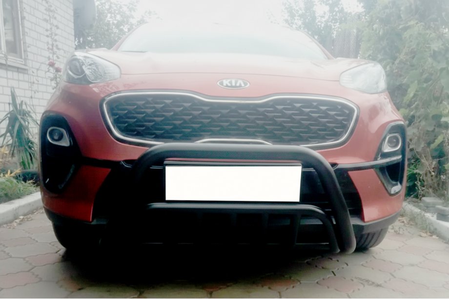 Kia Sportage 2015–2021 Frontbøjle WT002 Black (rustfrit stål) Image