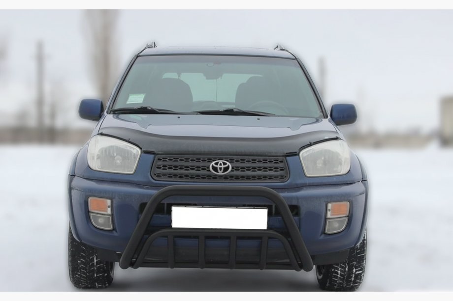 Toyota Rav 4 2001–2005 Frontbøjle WT002 Black (rustfrit stål) Image