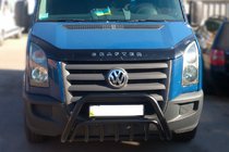 Volkswagen Crafter 2006–2016 Frontbøjle WT002 Black (rustfrit stål) foto 2