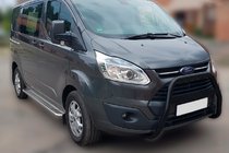 Ford Custom 2013–2022 Kængurubøjle WT006 F1-55 Black (rustfrit stål) foto 1