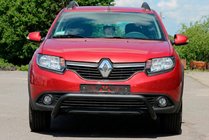 Renault Sandero 2013–2022 Frontbøjle WT007 Black (rustfrit stål) foto 1