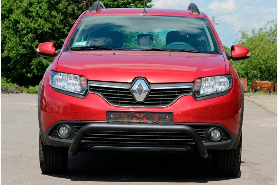 Renault Sandero 2013–2022 Frontbøjle WT007 Black (rustfrit stål) Image