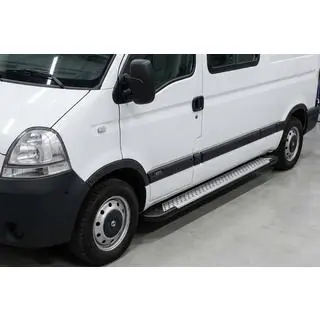 Sidetrin Allmond Grey (2 stk., aluminium) foto 1