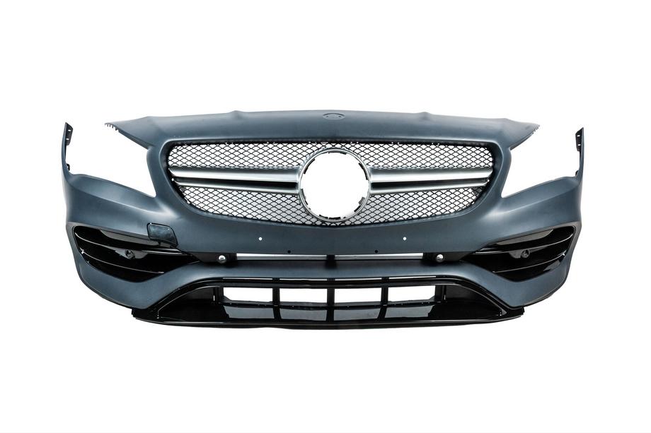 Mercedes CLA C117 2013–2019 Forreste kofanger komplet (CLA45 AMG-stil) Image