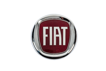 Fiat Emblem (rød, med montering) foto 1