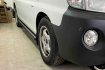 Hyundai H200, H1, Starex 1998–2007 Siderør BB002 Black (2 stk., rustfrit stål) foto 1