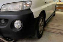 Hyundai H200, H1, Starex 1998–2007 Siderør BB002 Black (2 stk., rustfrit stål) foto 3