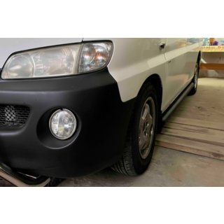 Siderør BB002 Black (2 stk., rustfrit stål) Hyundai H200, H1, Starex 1998–2007 foto 3