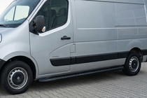Opel Movano 2010–2021 Bosphorus Black sidetrin (2 stk., aluminium) foto 1