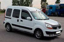 Renault Kangoo 1998–2008 Siderør Black (2 stk., rustfrit stål) foto 1