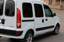 Renault Kangoo 1998–2008 Siderør Black (2 stk., rustfrit stål) foto 3