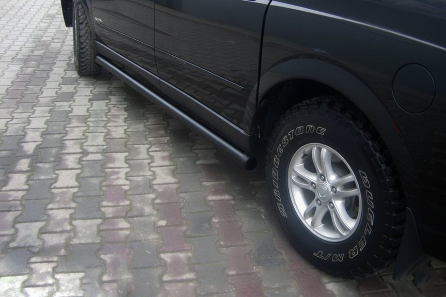 SsangYong Action 2005–2018 Siderør Black (2 stk., rustfrit stål) Image