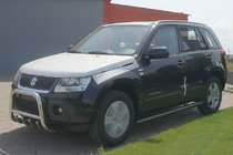 Suzuki Grand Vitara 2005–2017 Siderør Black (2 stk., rustfrit stål) foto 2