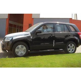 Siderør Black (2 stk., rustfrit stål) Suzuki Grand Vitara 2005–2017 foto 1