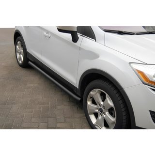 Siderør Black (2 stk., rustfrit stål) Ford Kuga 2008–2013 foto 1