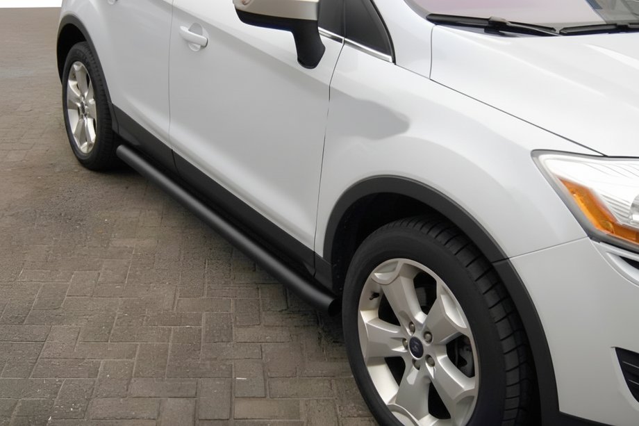 Ford Kuga 2008–2013 Siderør Black (2 stk., rustfrit stål) Image