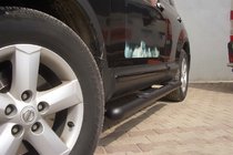 Nissan Qashqai 2007–2010 Siderør Black (2 stk., rustfrit stål) foto 6