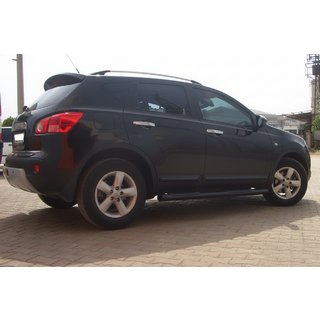 Siderør Black (2 stk., rustfrit stål) Nissan Qashqai 2007–2010 foto 3