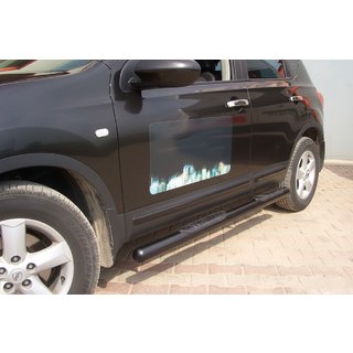 Siderør Black (2 stk., rustfrit stål) Nissan Qashqai 2007–2010 foto 2