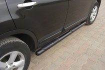 Nissan Qashqai 2010–2014 Siderør Black (2 stk., rustfrit stål) foto 5