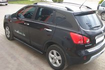 Nissan Qashqai 2010–2014 Siderør Black (2 stk., rustfrit stål) foto 4