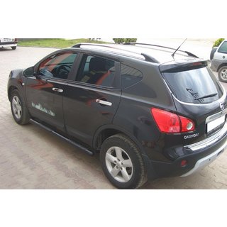 Siderør Black (2 stk., rustfrit stål) Nissan Qashqai 2010–2014 foto 4