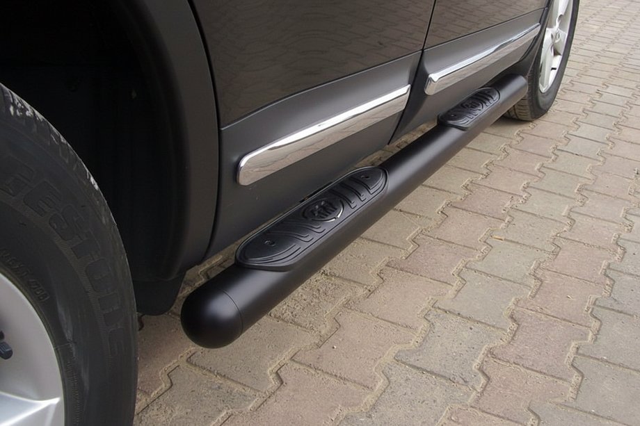 Nissan Qashqai 2010–2014 Siderør Black (2 stk., rustfrit stål) Image