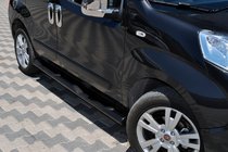 Peugeot Bipper 2008–2017 Siderør Black (2 stk., rustfrit stål) foto 3