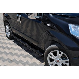 Siderør Black (2 stk., rustfrit stål) Peugeot Bipper 2008–2017 foto 3