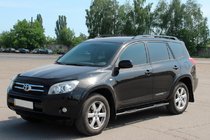 Toyota Rav 4 2006–2013 Siderør til standardbase Black (2 stk., rustfrit stål) foto 3