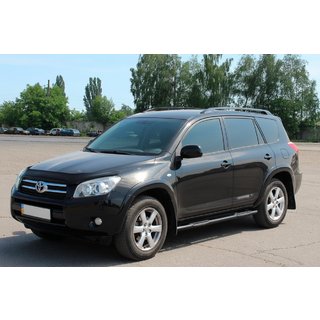 Siderør til standardbase Black (2 stk., rustfrit stål) Toyota Rav 4 2006–2013 foto 3