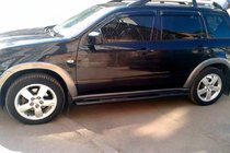 Mitsubishi Outlander 2001–2006 Siderør Black (2 stk., rustfrit stål) foto 5