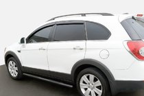 Opel Antara 2006–2017 Siderør Black (2 stk., rustfrit stål) foto 1