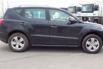 Geely Emgrand X7 2011– Siderør Black (2 stk., rustfrit stål) foto 2