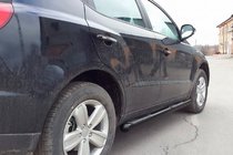 Geely Emgrand X7 2011– Siderør Black (2 stk., rustfrit stål) foto 3