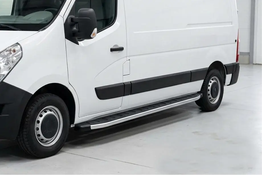 Opel Movano 2010–2021 Sidetrin Fullmond (2 stk., aluminium) Image