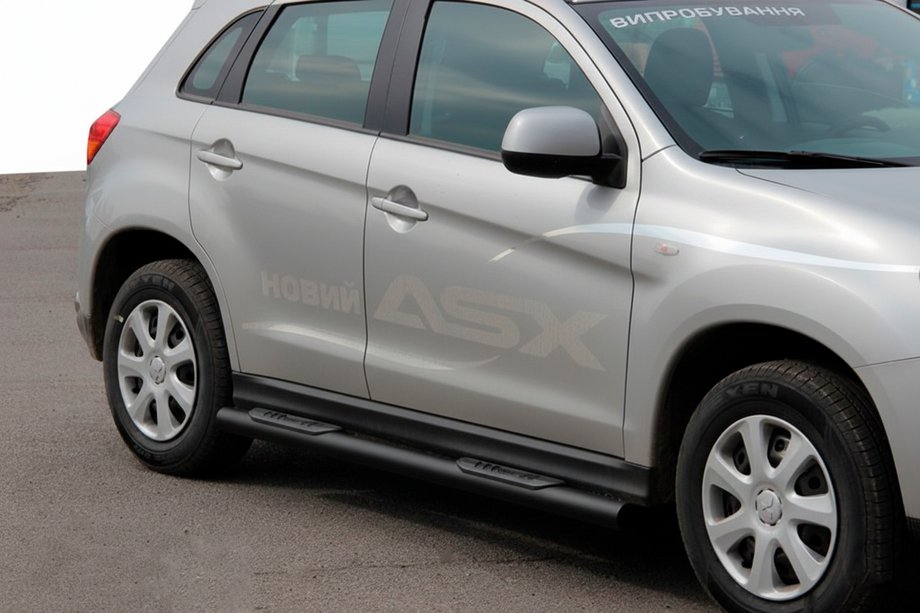 Mitsubishi ASX 2010–2023 Siderør BB002 Black (2 stk., rustfrit stål) Image