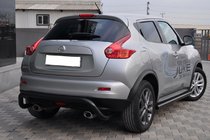 Nissan Juke 2010–2019 Siderør Ø60 Black (2 stk., rustfrit stål) foto 3