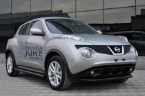 Nissan Juke 2010–2019 Siderør Ø60 Black (2 stk., rustfrit stål) foto 1