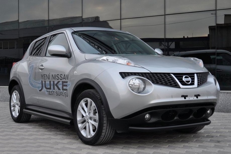 Nissan Juke 2010–2019 Siderør Ø60 Black (2 stk., rustfrit stål) Image
