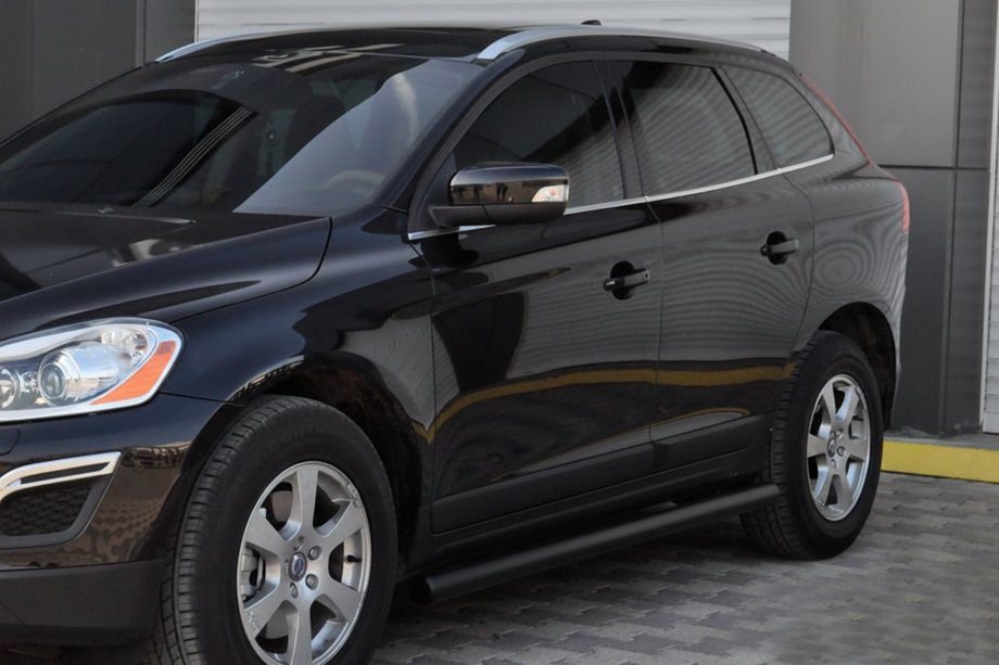 Volvo XC60 2009–2017 Siderør BB004 Black (2 stk., rustfrit stål) Foto 1