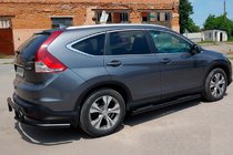 Honda CRV 2012–2016 Siderør BB002 Black (2 stk., rustfrit stål) foto 4