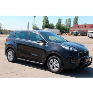 Siderør BB002 Black (2 stk., rustfrit stål) Kia Sportage 2015–2021 foto 2