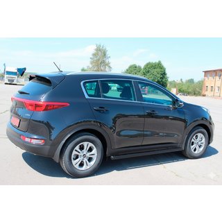 Siderør BB001 Black (2 stk., rustfrit stål) Kia Sportage 2015–2021 foto 3