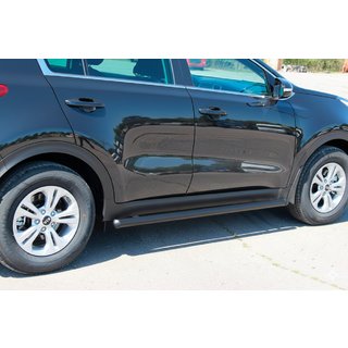 Siderør BB001 Black (2 stk., rustfrit stål) Kia Sportage 2015–2021 foto 1