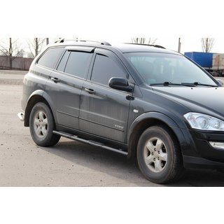 Siderør BB002 Black (2 stk., rustfrit stål) SsangYong Kyron 2005–2014 foto 2