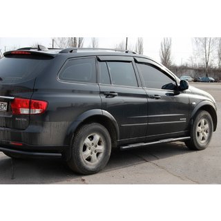 Siderør BB002 Black (2 stk., rustfrit stål) SsangYong Kyron 2005–2014 foto 3