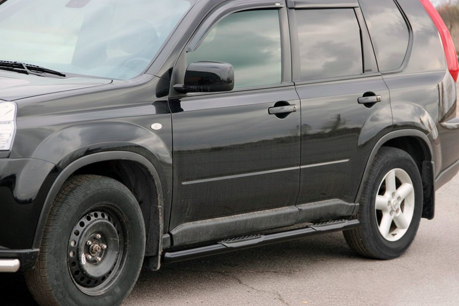 Nissan X-trail T31 2007–2014 Siderør BB002 Black (2 stk., rustfrit stål) Foto 4