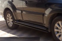 Mitsubishi Pajero Wagon III 1999–2006 Sidebars OEM-tilpasset Black (2 stk., rustfrit stål) foto 3