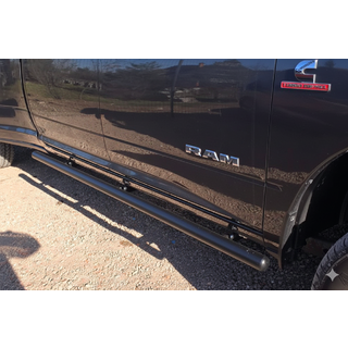 Siderør standard Black (2 stk., rustfrit stål) Dodge RAM (DR/DH/D1/DC/DM) 2002–2009 foto 2